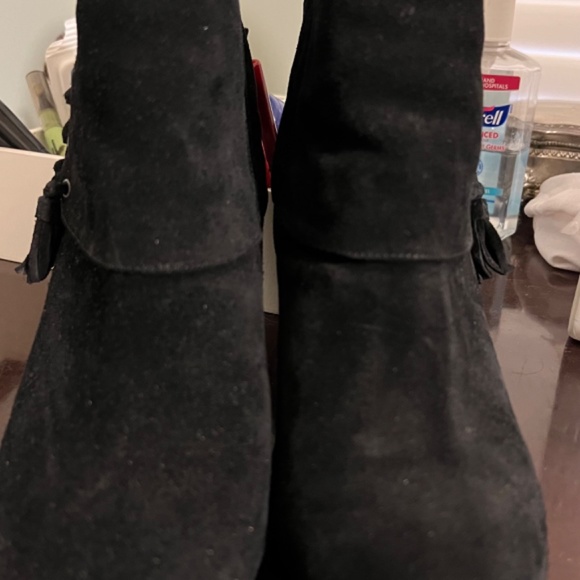 Black suede booties - Picture 4 of 4